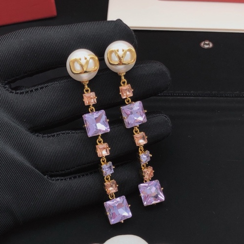 Replica Valentino Earrings For Women #1261764 $36.00 USD for Wholesale