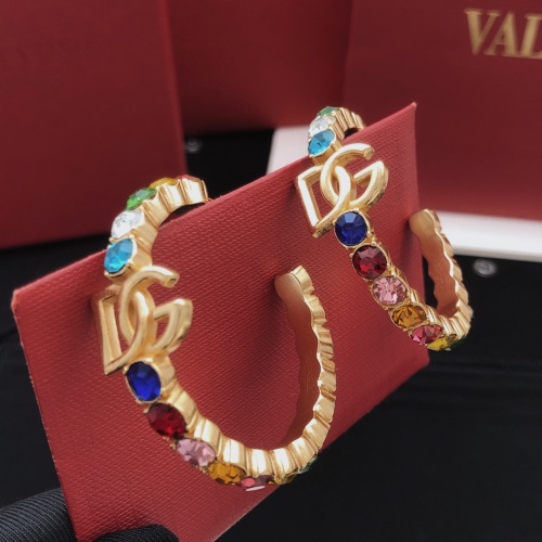 Replica Dolce & Gabbana D&G Earrings For Women #1261881 $32.00 USD for Wholesale