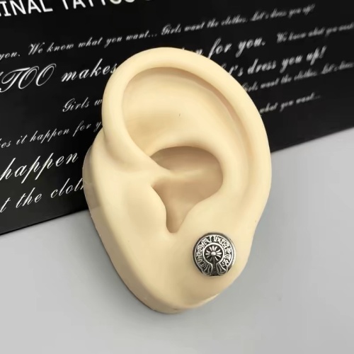 Replica Chrome Hearts Earrings For Women #1261990 $29.00 USD for Wholesale