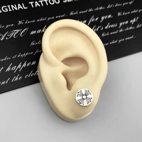 Replica Chrome Hearts Earrings For Women #1261991 $29.00 USD for Wholesale