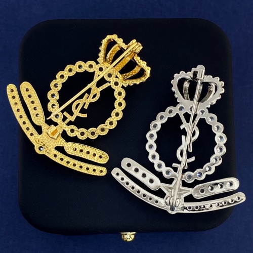 Replica Yves Saint Laurent Brooches For Women #1262697 $29.00 USD for Wholesale