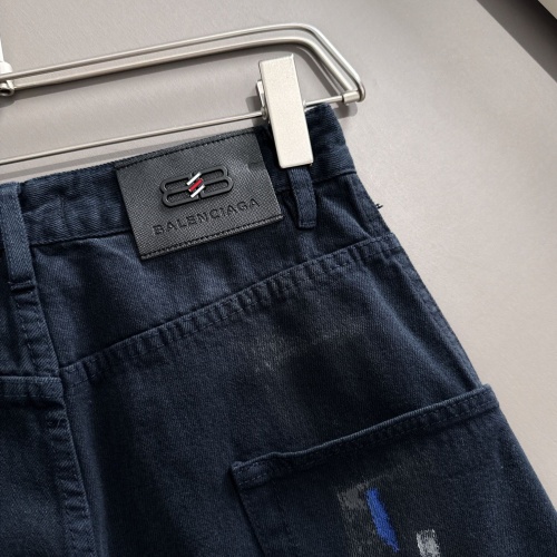 Replica Balenciaga Jeans For Men #1263083 $82.00 USD for Wholesale