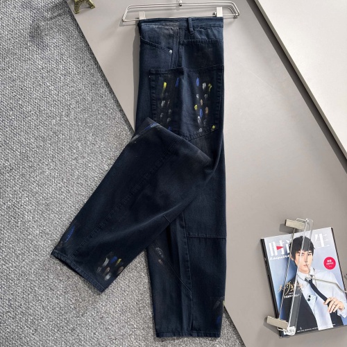 Replica Balenciaga Jeans For Men #1263083 $82.00 USD for Wholesale