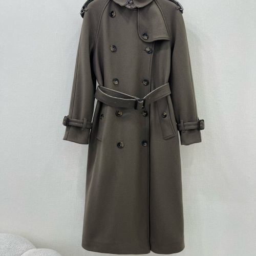 Burberry Trench Coat Long Sleeved For Women #1263607