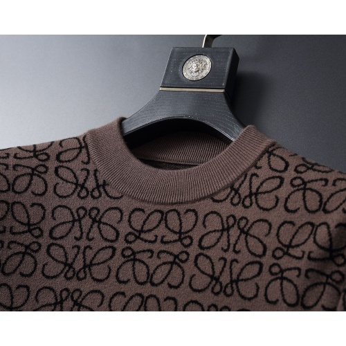 Replica LOEWE Sweaters Long Sleeved For Men #1263757 $48.00 USD for Wholesale