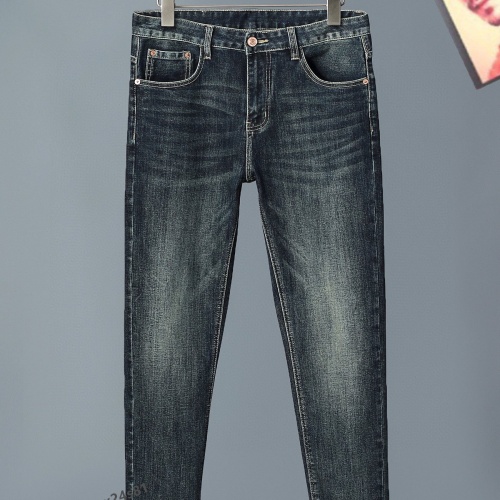 Replica Burberry Jeans For Men #1263916 $42.00 USD for Wholesale