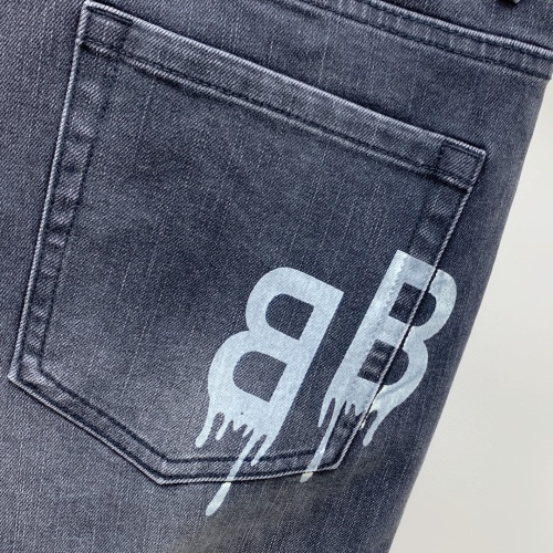 Replica Balenciaga Jeans For Men #1263936 $42.00 USD for Wholesale