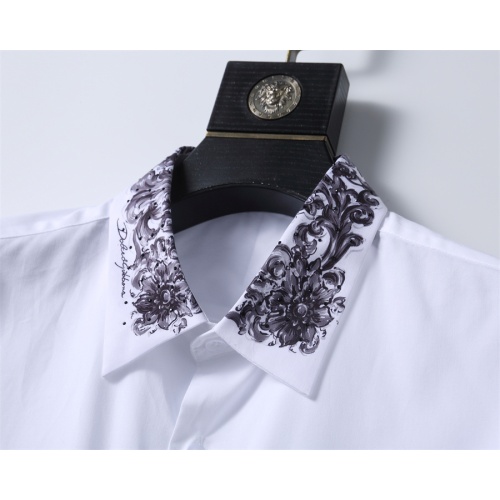 Replica Dolce & Gabbana D&G Shirts Long Sleeved For Men #1264108 $48.00 USD for Wholesale