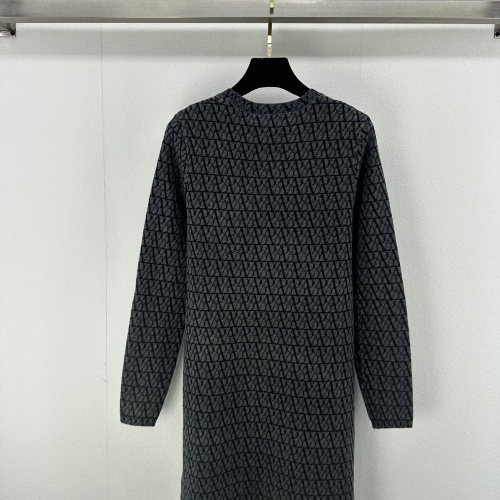 Replica Valentino Dresses Long Sleeved For Women #1264427 $100.00 USD for Wholesale