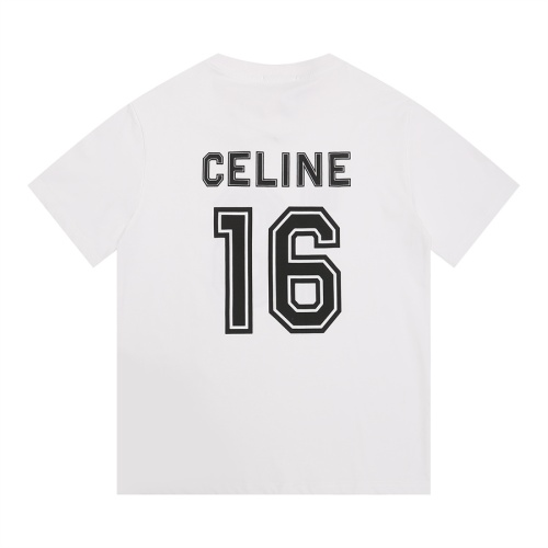 Replica Celine T-Shirts Short Sleeved For Unisex #1264474 $36.00 USD for Wholesale