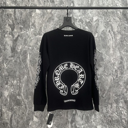 Replica Chrome Hearts T-Shirts Long Sleeved For Unisex #1264593 $52.00 USD for Wholesale