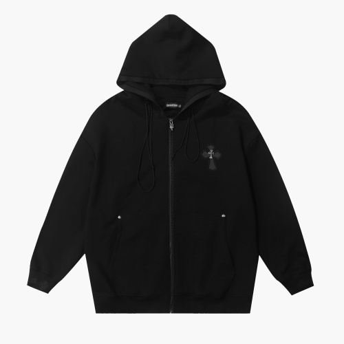 Replica Chrome Hearts Hoodies Long Sleeved For Unisex #1264637 $98.00 USD for Wholesale