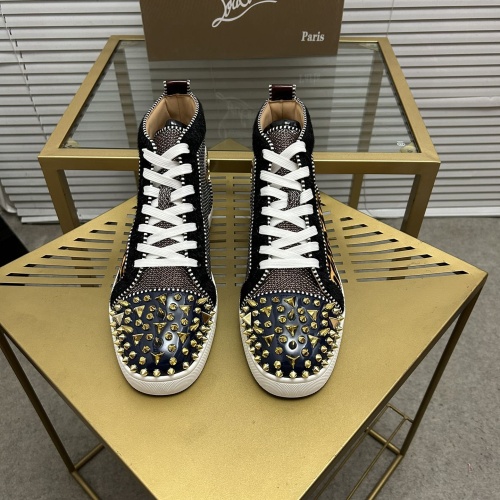 Replica Christian Louboutin High Top Shoes For Women #1264694 $98.00 USD for Wholesale