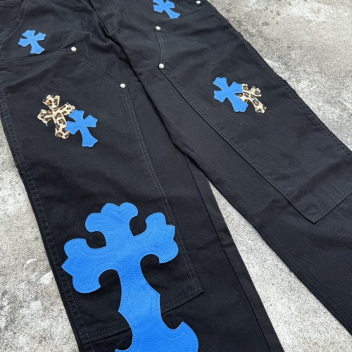 Replica Chrome Hearts Jeans For Men #1264701 $64.00 USD for Wholesale