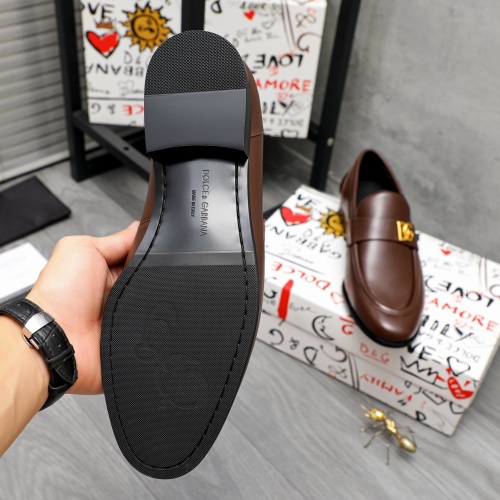 Replica Dolce & Gabbana D&G Leather Shoes For Men #1264771 $82.00 USD for Wholesale