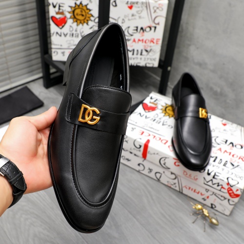 Replica Dolce & Gabbana D&G Leather Shoes For Men #1264774 $82.00 USD for Wholesale