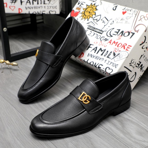 Dolce & Gabbana D&G Leather Shoes For Men #1264776