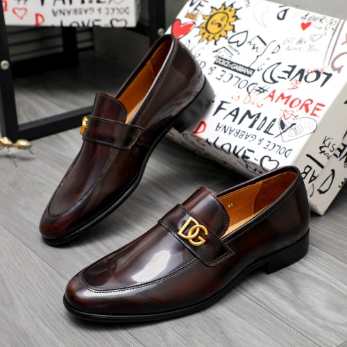 Dolce & Gabbana D&G Leather Shoes For Men #1264782