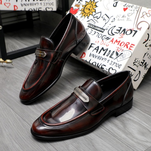 Dolce & Gabbana D&G Leather Shoes For Men #1264788