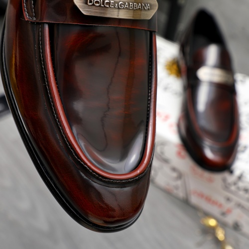 Replica Dolce & Gabbana D&G Leather Shoes For Men #1264788 $82.00 USD for Wholesale