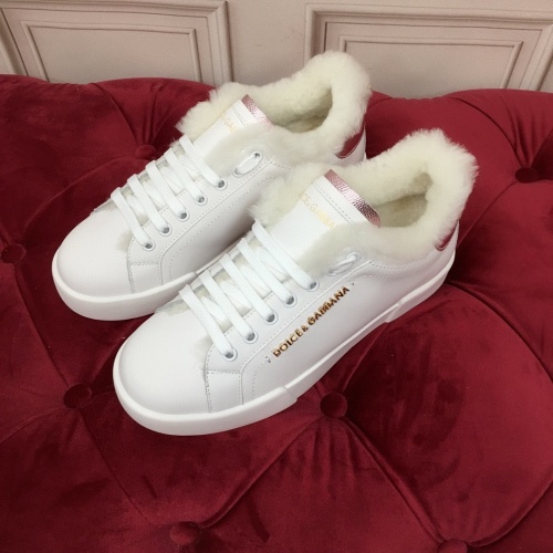 Replica Dolce & Gabbana D&G Casual Shoes For Women #1265071 $105.00 USD for Wholesale