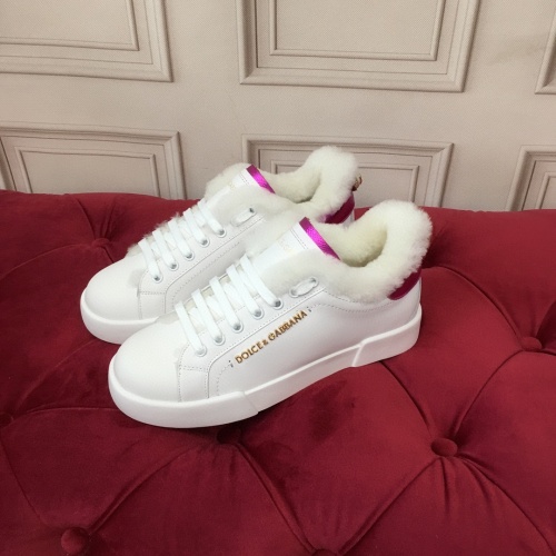 Replica Dolce & Gabbana D&G Casual Shoes For Women #1265073 $105.00 USD for Wholesale