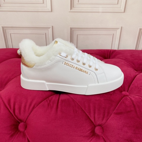 Replica Dolce & Gabbana D&G Casual Shoes For Women #1265075 $105.00 USD for Wholesale