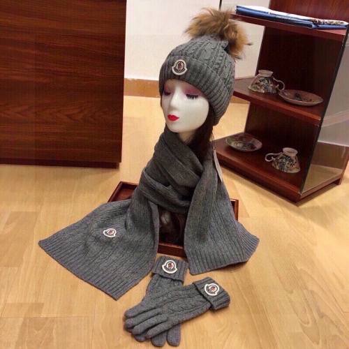 Replica Moncler Hat and Scarf and Glove Set #1265217 $72.00 USD for Wholesale