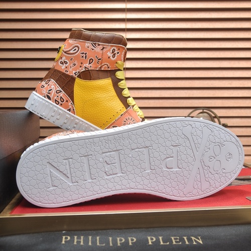 Replica Philipp Plein PP High Tops Shoes For Men #1265780 $105.00 USD for Wholesale