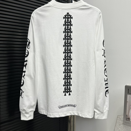 Replica Chrome Hearts T-Shirts Long Sleeved For Unisex #1266099 $52.00 USD for Wholesale