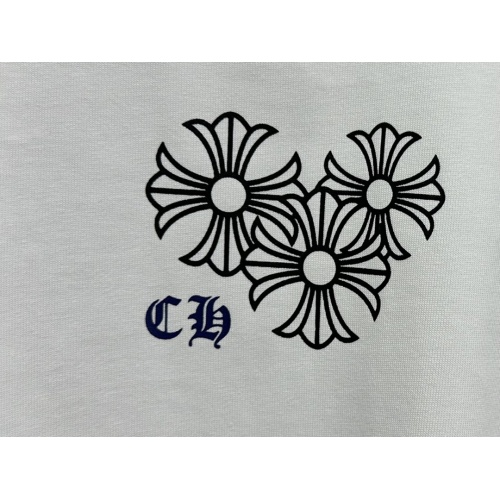 Replica Chrome Hearts T-Shirts Long Sleeved For Unisex #1266104 $52.00 USD for Wholesale