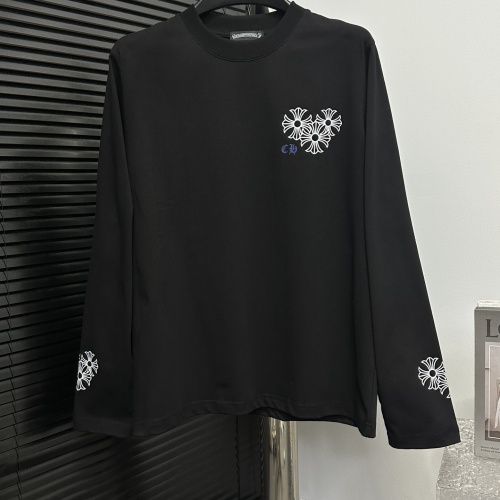 Replica Chrome Hearts T-Shirts Long Sleeved For Unisex #1266105 $52.00 USD for Wholesale