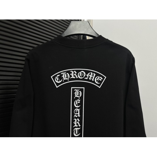 Replica Chrome Hearts T-Shirts Long Sleeved For Unisex #1266110 $52.00 USD for Wholesale