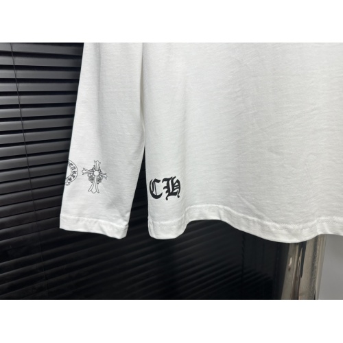 Replica Chrome Hearts T-Shirts Long Sleeved For Unisex #1266112 $52.00 USD for Wholesale