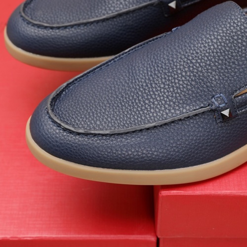 Replica Valentino Leather Shoes For Men #1266258 $96.00 USD for Wholesale