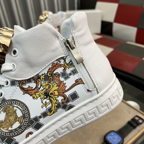 Replica Versace High Tops Shoes For Men #1266262 $76.00 USD for Wholesale