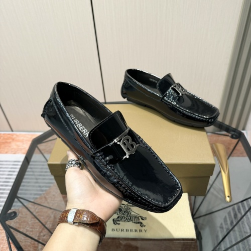 Replica Burberry Leather Shoes For Men #1266399 $98.00 USD for Wholesale