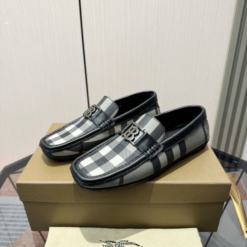 Burberry Leather Shoes For Men #1266400, $98.00 USD, [ITEM#1266400], Burberry Leather Shoes