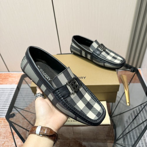 Replica Burberry Leather Shoes For Men #1266400 $98.00 USD for Wholesale