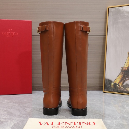 Replica Valentino Boots For Women #1266802 $185.00 USD for Wholesale