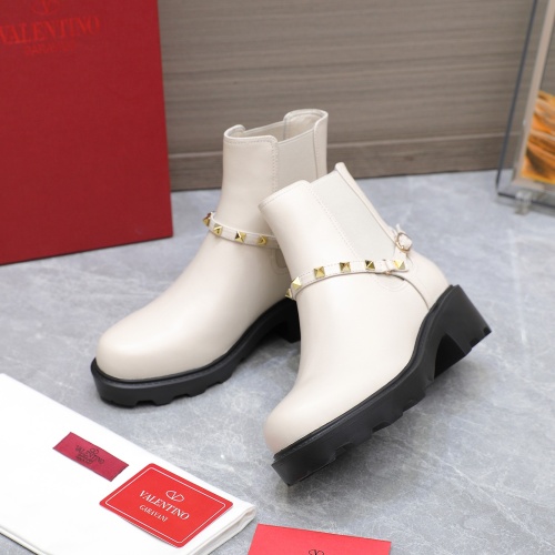 Replica Valentino Boots For Women #1266837 $130.00 USD for Wholesale