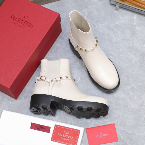 Replica Valentino Boots For Women #1266837 $130.00 USD for Wholesale