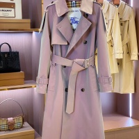 $202.00 USD Burberry Trench Coat Long Sleeved For Women #1260026