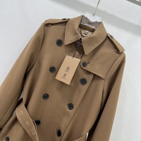 $202.00 USD Burberry Trench Coat Long Sleeved For Women #1263609