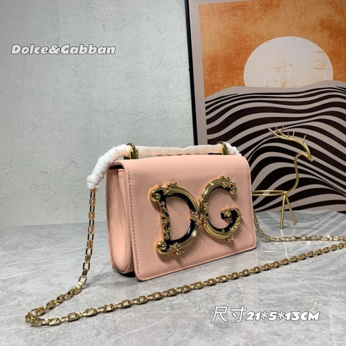 Replica Dolce & Gabbana D&G AAA Quality Messenger Bags For Women #1267014 $105.00 USD for Wholesale