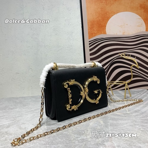 Replica Dolce & Gabbana D&G AAA Quality Messenger Bags For Women #1267015 $105.00 USD for Wholesale