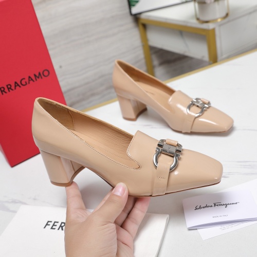 Replica Salvatore Ferragamo High-Heeled Shoes For Women #1267140 $108.00 USD for Wholesale