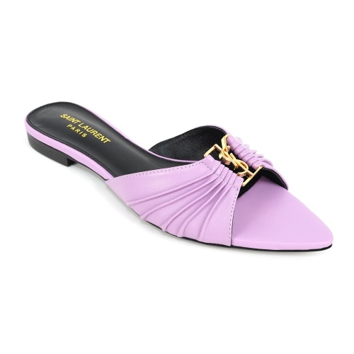 Replica Yves Saint Laurent YSL Slippers For Women #1267172 $85.00 USD for Wholesale