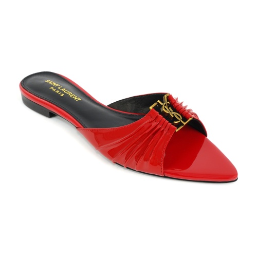 Replica Yves Saint Laurent YSL Slippers For Women #1267180 $85.00 USD for Wholesale