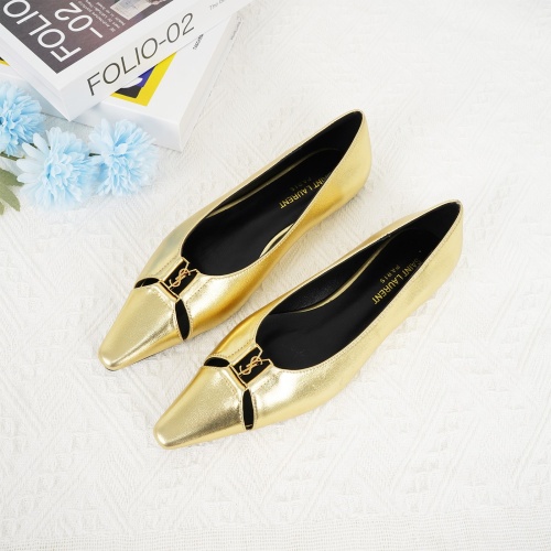 Yves Saint Laurent YSL Flat Shoes For Women #1267194